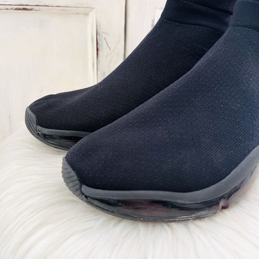 Zara Black Air Cushion Chunky Sole Sock Sneakers Comfort - Womens EU42 US11